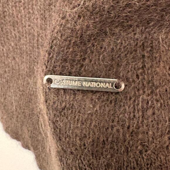 Costume National Sheer Mohair Turtleneck Sweater L - Picture 5 of 10